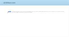 Desktop Screenshot of al-khbar.com